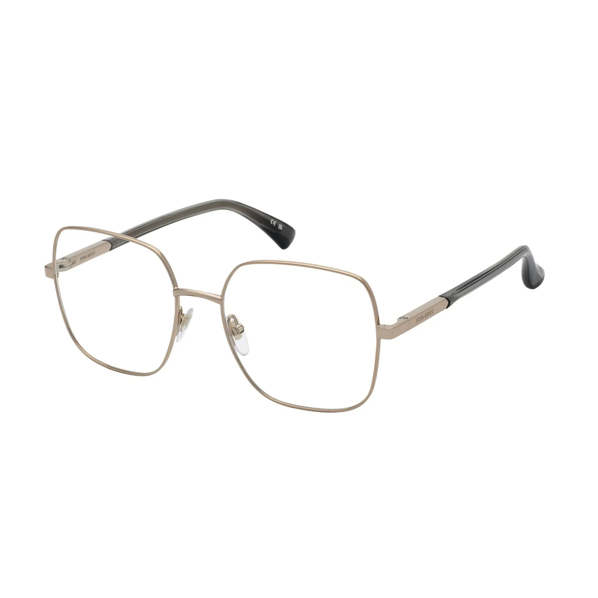   Nina Ricci VNR390 - 0A39 Oro Rosso Lucido Totale | Occhiale Da Vista Donna 