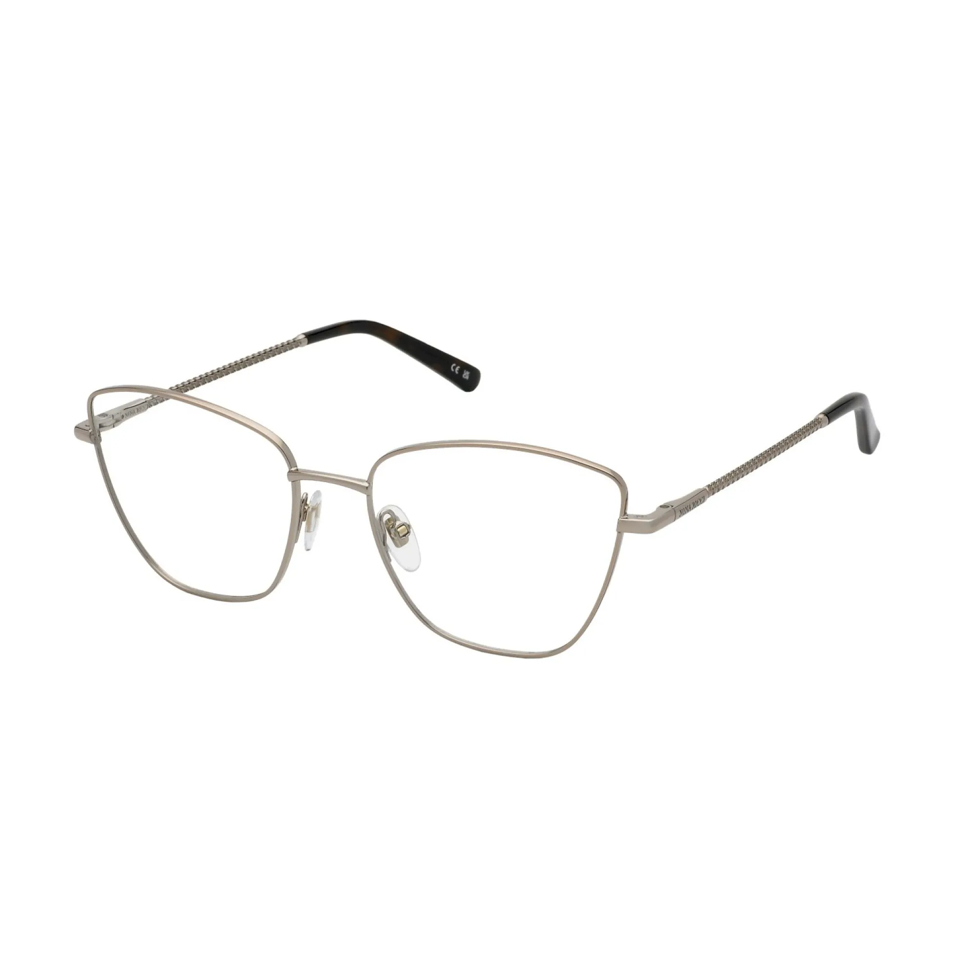   Nina Ricci VNR391 - 0A39 Oro Rosso Lucido Totale | Occhiale Da Vista Donna 