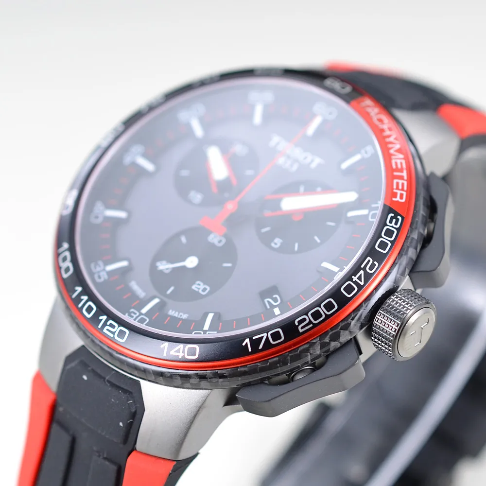 Orologio da uomo Tissot TOUR DE FRANCE 2017 T-BIKE rosso T111.417.37.441.01